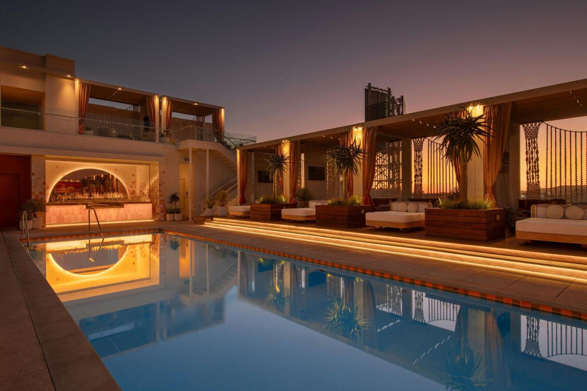W Hollywood Hotell Los Angeles Eksteriør bilde