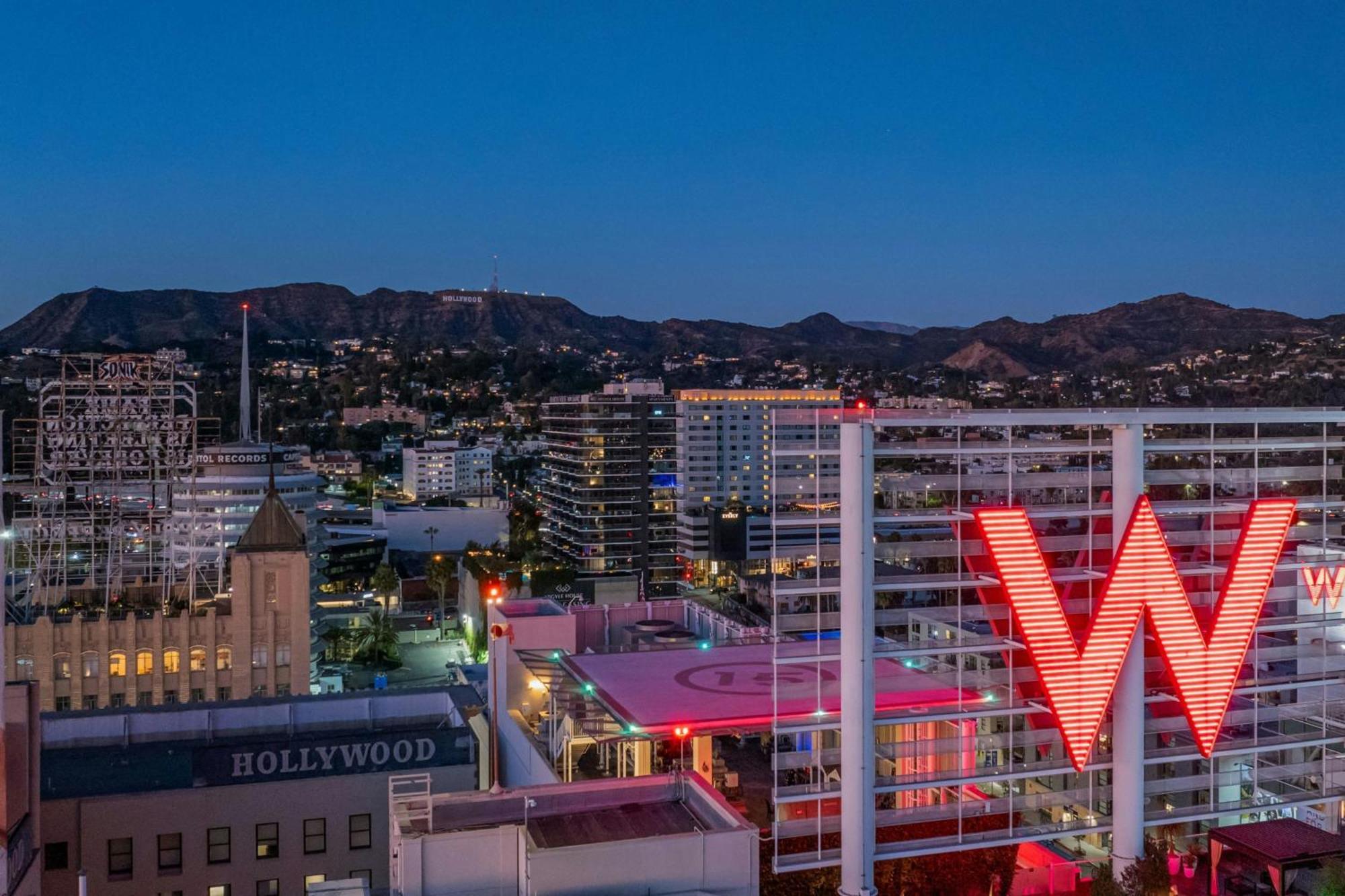 W Hollywood Hotell Los Angeles Eksteriør bilde