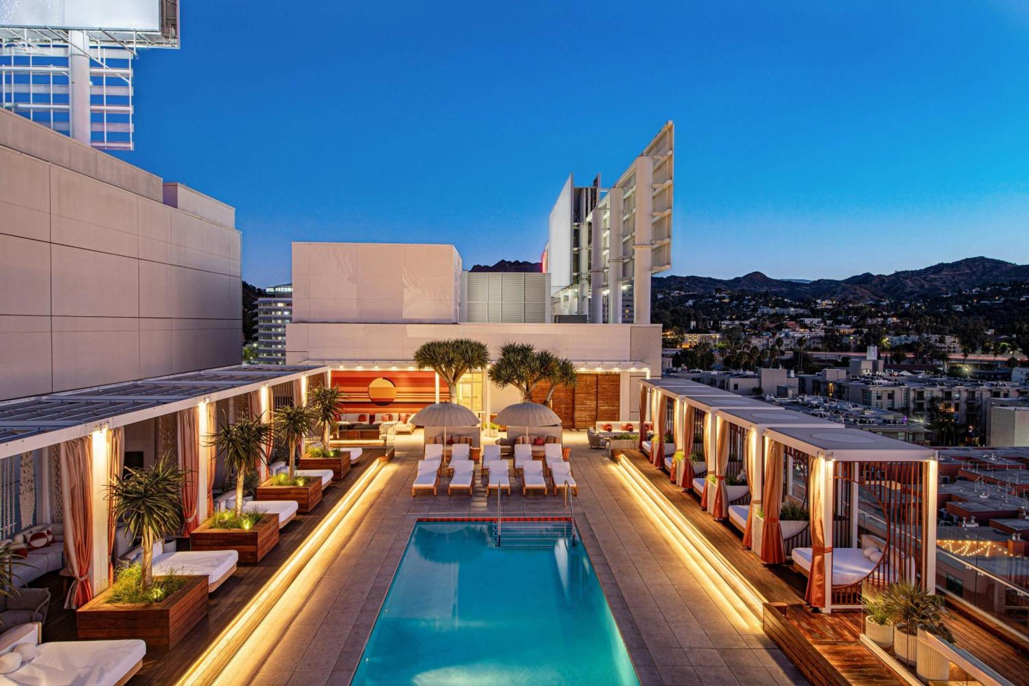 W Hollywood Hotell Los Angeles Eksteriør bilde